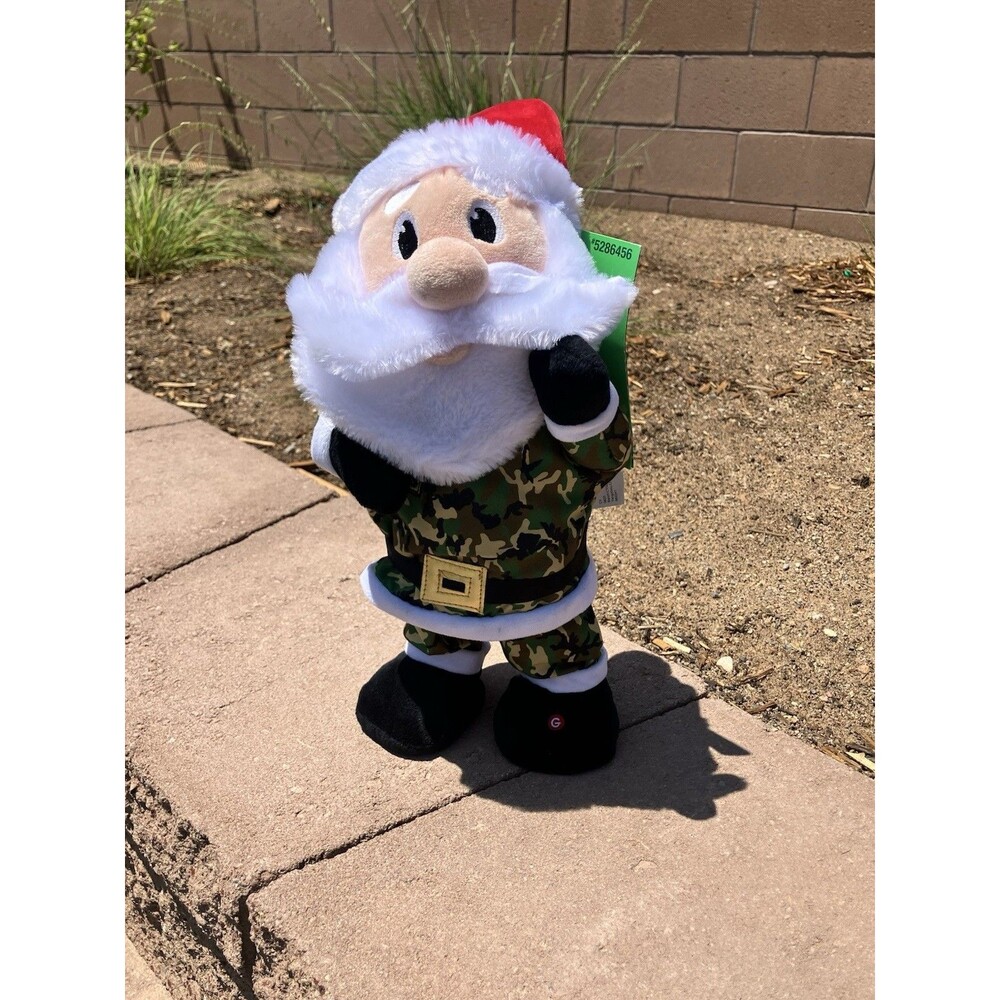 NWT Gemmy Animated Santa Claus Plush “ Party In The USA” Song Dances 15”